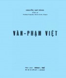 Nghiên cứu văn phạm Việt: Phần 1