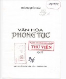 Nghiên cứu văn hóa phong tục Việt Nam: Phần 2