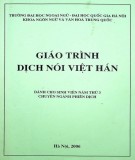 Giáo trình Dịch nói Việt Hán