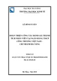 Tóm tắt luận văn Thạc sĩ Quản trị kinh doanh: Hoàn thiện công tác đánh giá thành tích nhân viên tại Ngân hàng TMCP Công thương Việt Nam – chi nhánh Đà Nẵng