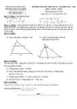 Đề thi giữa học kì 2 môn Toán lớp 8 năm 2021-2022 - Trường THCS Tân Định, Hà Nội