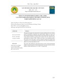 Kết quả quan trắc khí radon (222Rn;220Rn) và suất liều bức xạ gamma theo thời gian tại mỏ đất hiếm Mường Hum, Lào Cai