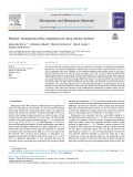 Polymer–mesoporous silica composites for drug release systems