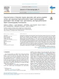 Characterization of Humulus lupulus glycosides with porous graphitic carbon and sequential high performance liquid chromatography quadrupole time-of-flight mass spectrometry and high performance liquid chromatography fractionation