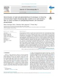 Determination of eight phosphatidylethanol homologues in blood by reversed phase liquid chromatography–tandem mass spectrometry – How to avoid co-elution of phosphatidylethanols and unwanted phospholipids