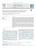 MCNP 6.2 simulations of energy deposition in low-density volumes corresponding to unit-density volumes on the nanometre level