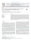 Melt jet-breakup and fragmentation phenomena in nuclear reactors: A review of experimental works and solidification effects