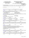 Đề kiểm tra chất lượng môn Hóa học lớp 12 năm 2022-2023 có đáp án (Lần 1) - Trường THPT Hàn Thuyên, Bắc Ninh