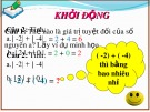 Bài giảng Toán lớp 6 bài 4: Cộng hai số nguyên cùng dấu - GV. Trần Thị Xuân Hiên