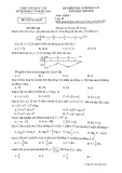 Đề kiểm tra cuối học kì 1 môn Toán lớp 12 năm 2020-2021 - Sở GD&ĐT Kon Tum