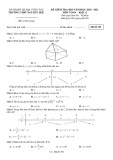 Đề kiểm tra học kì 1 môn Toán lớp 12 năm 2020-2021 có đáp án - Trường THPT Nguyễn Huệ, Bà Rịa - Vũng Tàu (Mã đề 193)