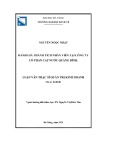 Luận văn Thạc sĩ Quản trị kinh doanh: Đánh giá thành tích nhân viên tại Công ty cổ phần Cấp nước Quảng Bình