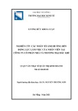 Luận văn Thạc sĩ Quản trị kinh doanh: Nghiên cứu các nhân tố ảnh hưởng đến động lực làm việc của nhân viên tại Công ty cổ phần Nhà và Thương mại Dầu khí