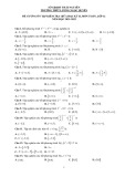 Đề cương ôn tập kiểm tra giữa kì 2 môn Toán lớp 12 năm 2021-2022 - Trường THPT Lương Ngọc Quyến, Thái Nguyên