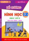 Đề cương Hình học học kì 1 lớp 12 năm 2022-2023 (Quyển 2) - Nguyễn Văn Hoàng