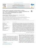 Further study on enantiomer resolving ability of amylose tris(3-chloro-5-methylphenylcarbamate) covalently immobilized onto silica in nano-liquid chromatography and capillary electrochromatography