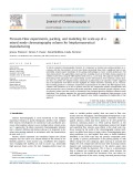 Pressure-Flow experiments, packing, and modeling for scale-up of a mixed mode chromatography column for biopharmaceutical manufacturing