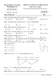 Đề kiểm tra học kì 1 môn Toán lớp 12 năm 2022-2023 - Sở GD&ĐT Quảng Ngãi (Mã đề 121)