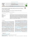 Structural properties of diluted alkali-soluble pectin from Pyrus communis L. in water and salt solutions