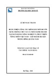 Tóm tắt Luận văn Thạc sĩ Tài chính Ngân hàng: Hoàn thiện công tác kiểm soát rủi ro tín dụng trong cho vay cá nhân kinh doanh tại Ngân hàng Nông nghiệp và Phát triển Nông thôn Việt Nam – Chi nhánh huyện Thăng Bình, Quảng Nam