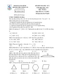 Đề kiểm tra học kì 1 môn Toán lớp 6 năm 2022-2023 có đáp án - Trường THCS Giảng Võ
