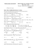 Đề kiểm tra học kì 1 môn Toán lớp 8 năm 2022-2023 có đáp án - Trường THCS Nguyễn Huệ (Mã đề A)