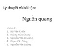 Lý thuyết và bài tập: Nguồn quang