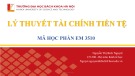 Bài giảng Lý thuyết tài chính tiền tệ: Chương 8 - Nguyễn Thị Bích Nguyệt