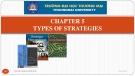 Lecture Strategic management - Chapter 5: Types of strategies