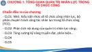 Bài giảng Quản trị nhân lực công - Chương 1: Tổng quan quản trị nhân lực trong tổ chức công