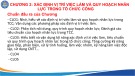 Bài giảng Quản trị nhân lực công - Chương 2: Xác định vị trí việc làm và quy hoạch nhân lực trong tổ chức công