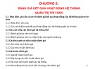 Bài giảng Quản trị tri thức - Chương 5: Đánh giá kết quả hoạt động hệ thống quản trị tri thức (Năm 2022)