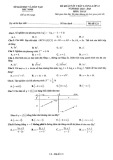 Đề thi KSCL môn Toán lớp 12 năm 2022-2023 có đáp án - Sở GD&ĐT Bắc Ninh (Mã đề 121)