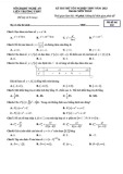 Đề thi thử THPT QG môn Toán năm 2023 có đáp án - Sở GD&ĐT Nghệ An (Mã đề 122)