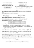 Đề thi học kì 1 môn Toán lớp 10 năm 2022-2023 - Trường THPT Phạm Phú Tứ