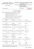 Đề thi KSCL môn Toán lớp 9 năm 2022-2023 có đáp án - Phòng GD&ĐT Lương Tài (Mã đề 132)