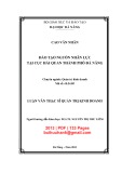 Luận văn Thạc sĩ Quản trị kinh doanh: Đào tạo nguồn nhân lực tại Cục Hải quan thành phố Đà Nẵng