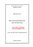 Luận văn Thạc sĩ Quản trị kinh doanh: Đào tạo nguồn nhân lực tại VNPT Đà Nẵng