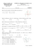 Đề kiểm tra giữa học kì 1 môn Toán lớp 12 năm 2022-2023 - Trường THPT chuyên Nguyễn Bỉnh Khiêm, Quảng Nam (Mã đề 106)
