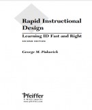 Ebook Rapid instructional design: Learning ID fast and right (Second edition) - Part 1