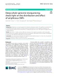 Deep whole-genome resequencing sheds light on the distribution and effect of amphioxus SNPs