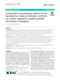 Comparative transcriptome analysis of two reproductive modes in Adiantum reniforme var. sinense targeted to explore possible mechanism of apogamy