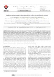 Cadmium tolerance and its absorption ability in fibre flax and linseed varieties