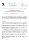 Synthesis, antioxidant activity, molecular docking and ADME studies of novel pyrrolebenzimidazole derivatives