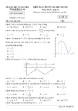Đề kiểm tra học kì 1 môn Toán lớp 12 năm 2022-2023 - Sở GD&ĐT Quảng Nam (Mã đề 110)