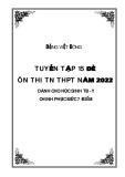 Tuyển tập 15 đề ôn thi tốt nghiệp THPT môn Toán năm 2022 - Đặng Việt Đông