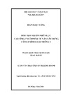 Luận văn Thạc sĩ Quản trị kinh doanh: Đào tạo nguồn nhân lực tại Công ty cổ phần Tư vấn Xây dựng Công trình Giao thông 5