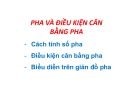 Bài giảng Hóa lý 1: Pha và điều kiện cân bằng pha