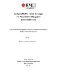 Master's thesis of Science: Analysis of coffee-herbal beverages for potential benefits against dementia diseases