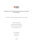 Doctoral thesis of Philosophy: Organisational social capital and social innovativeness of Australian social enterprises